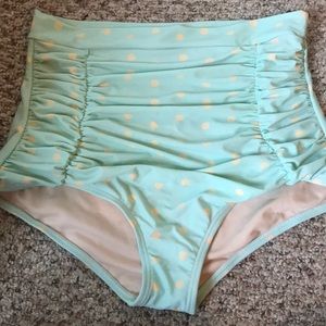 Unique vintage high top swim bottoms